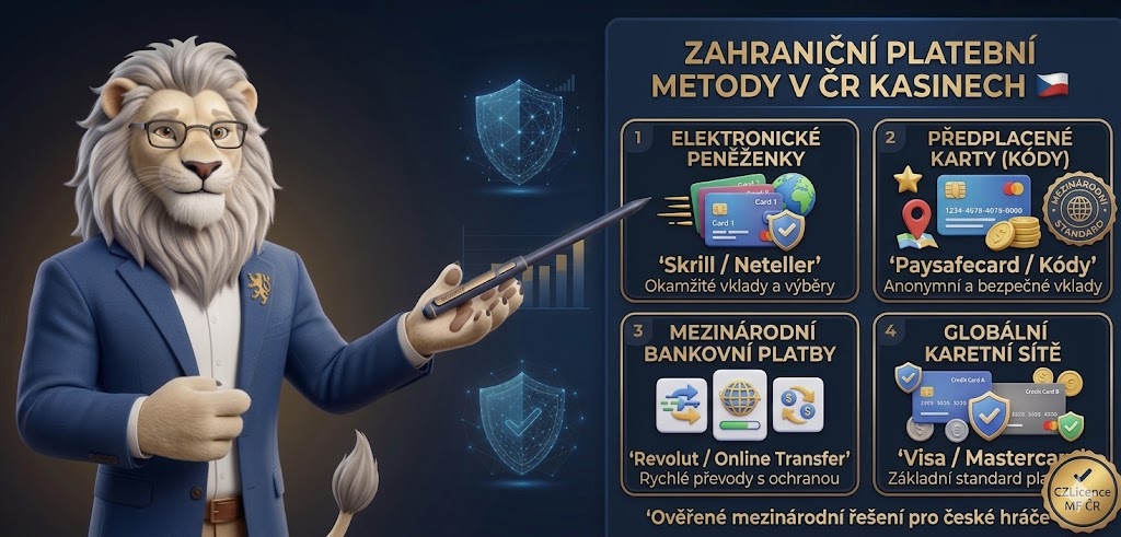 Zahraniční metody fungující v českých kasinech